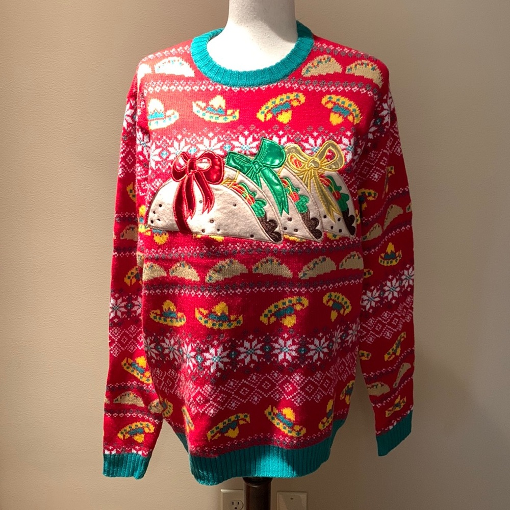 Blizzard Bay Ugly Christmas Sweater NWT 🌮 🪅